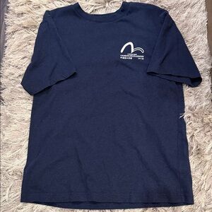 Evisu Dark Blue Short Sleeve Tee